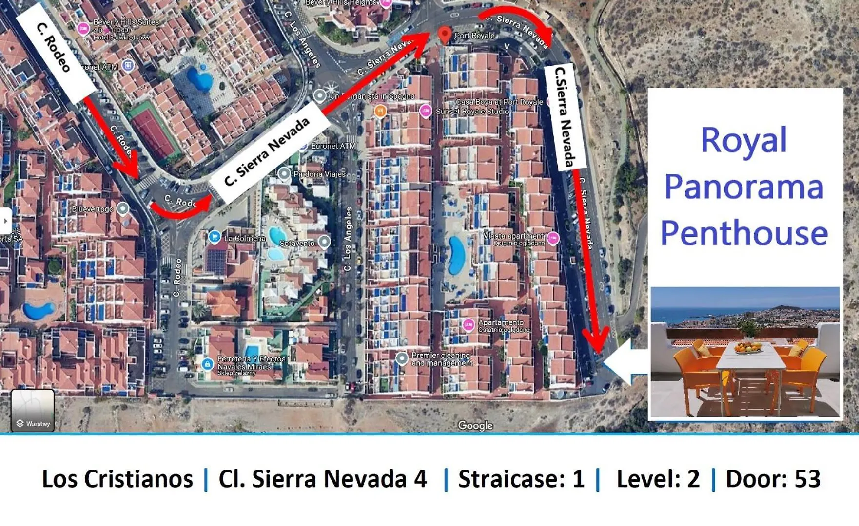 شقة Royal Panorama Penthouse أرونا
